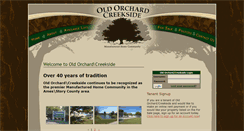Desktop Screenshot of amesoldorchard-creekside.com