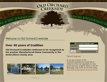 Tablet Screenshot of amesoldorchard-creekside.com